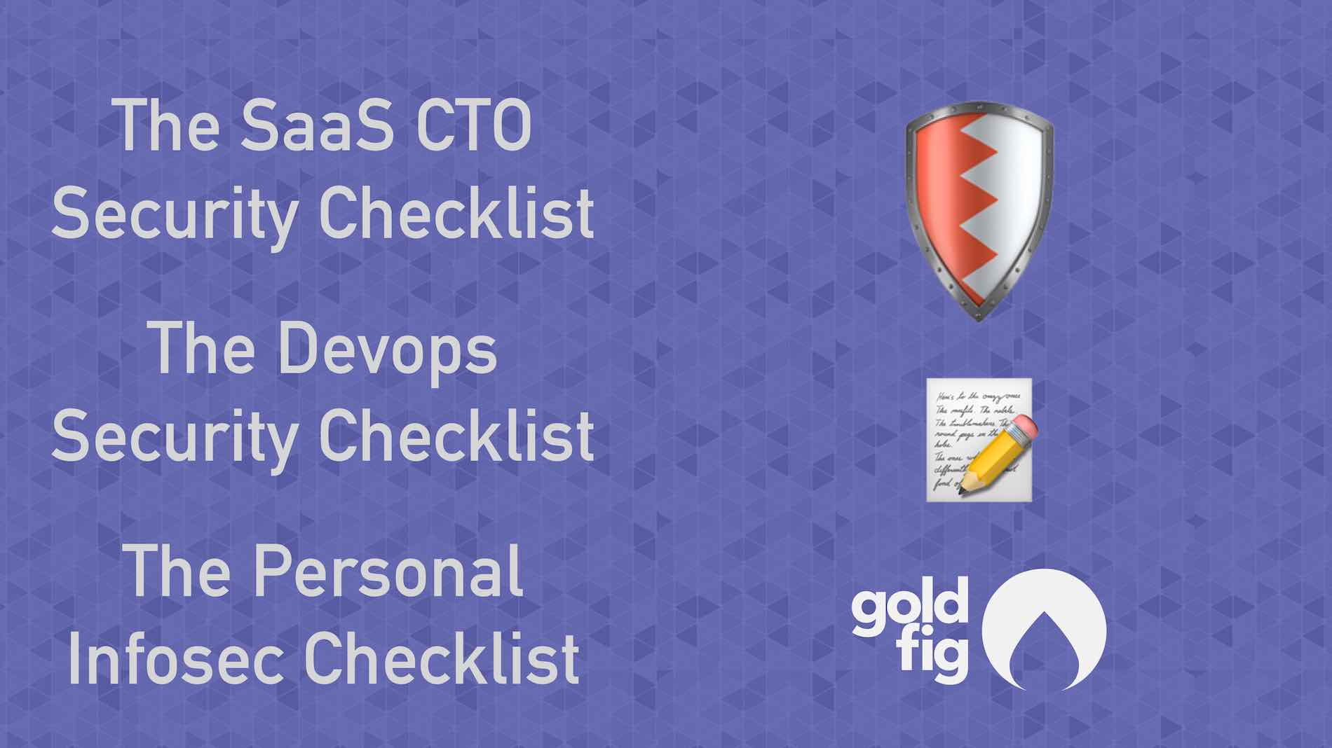 Infosec checklists